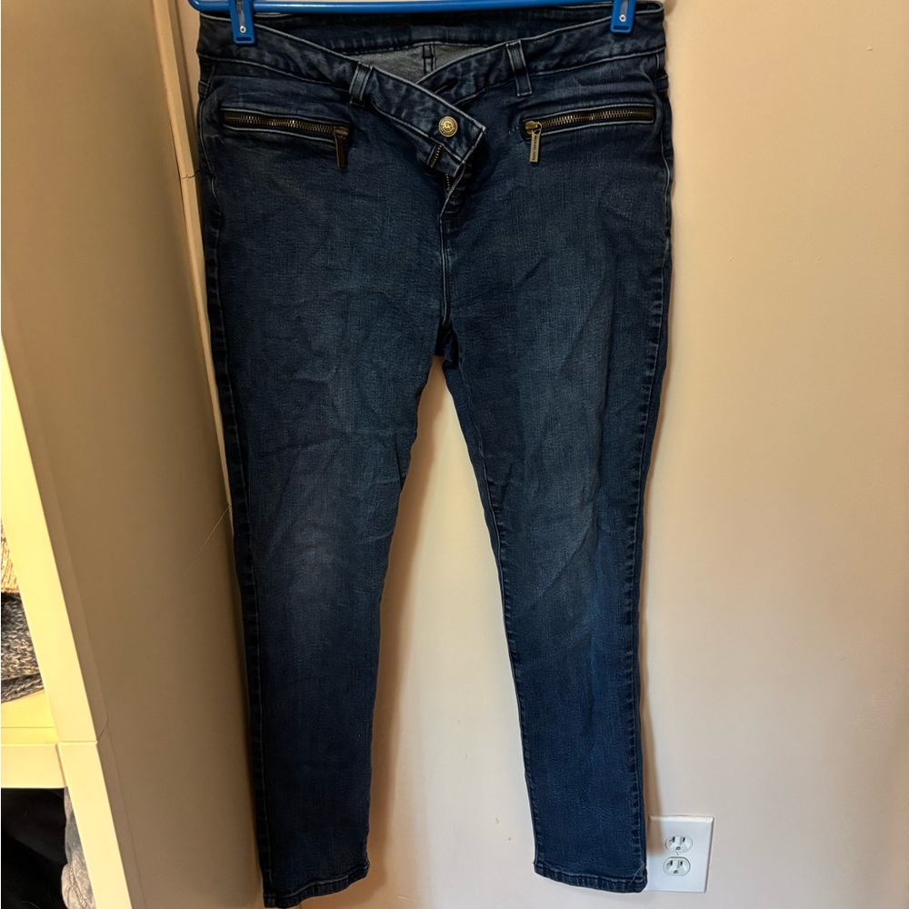 Michael Kors Collection Blue Skinny Jeans Classic Style